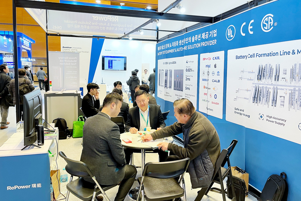 RePower präsentiert auf der InterBattery 2025 als Pionier der Lithiumfertigung das integrierte PV-Speicher-Formations- und Sortiersystem